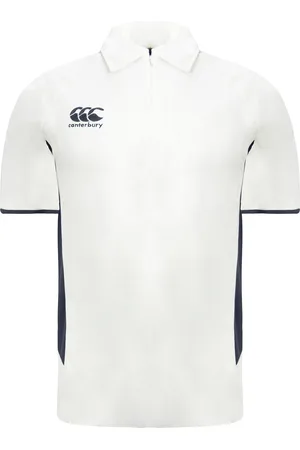 Canterbury Pro Cricket Kinderen Off White Poloshirt