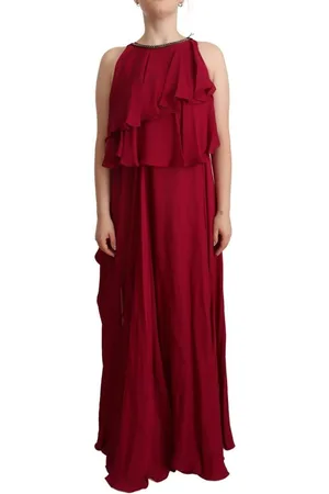 Plein Sud Mouwloze Maxi-jurk Met Ruches