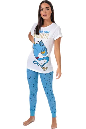 Disney Aladdin 3 Wishes-pyjama voor dames, -wit