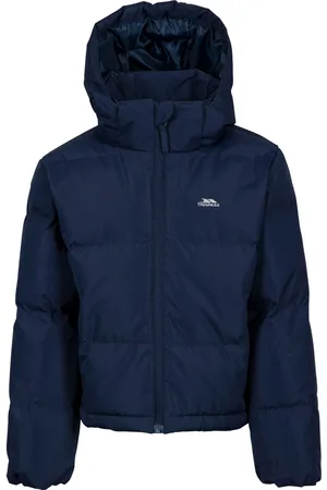 Trespass Meisjes Missie Logo Jacket (Marine)