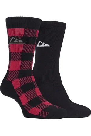 Storm Bloc 2 paar thermo wandelschoensokken voor heren - SBMS037BLK