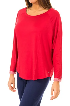 Tommy Hilfiger Dames-T-shirt met lange mouwen en ronde hals 1487903370