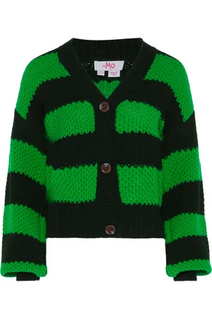 myMo Vest Dames zwart groen
