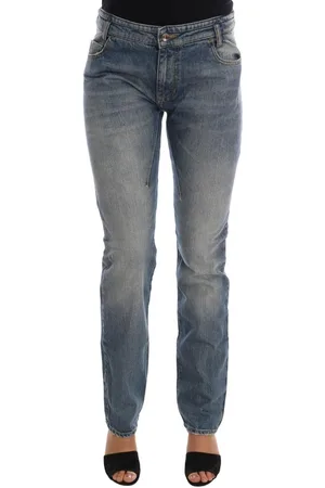Costume National Slim Fit Katoenen Denim Jeans Met Stretch