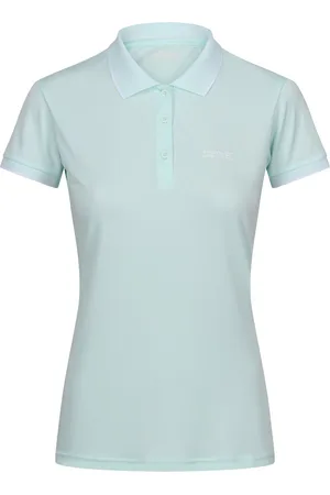 Regatta Dames/Dames Remex II Marl Active Poloshirt (Gebleekt Aqua)