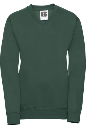 Russell Athletic Russell Collection Sweatshirt met V-hals voor kinderen/Kinderen (Fles )
