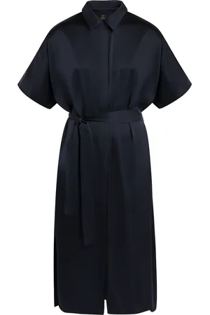 Dreimaster Jurk maxi met korte mouwen Dames marine