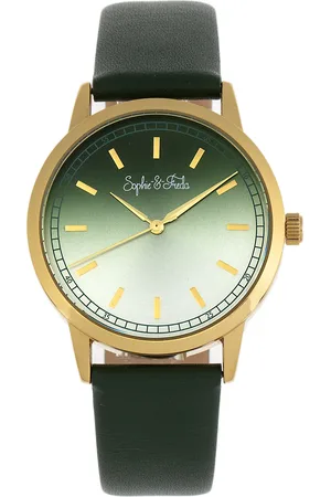 Sophie & Freda Sophie en Freda San Diego lederen band horloge