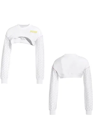 PUMA X Sophia Webster Lange Mouw Womens Cropped Top Sweatshirt 578557 02