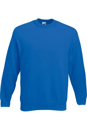 Fruit Of The Loom Heren Set-In Belcoro® garen Sweatshirt (Royaal )
