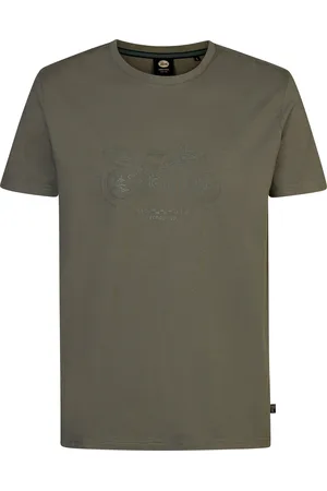 Petrol Industries Heren Artwork T-shirt Susitna - Groen