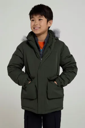 Mountain Warehouse Waterafstotend kinder/kinderjack met Ranger-logo