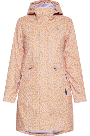 Schmuddelwedda Regenparka Dames Pastel Lavendel Leeuw