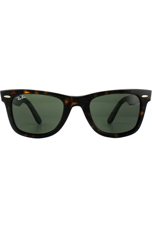 Ray-Ban Zonnebril Wayfarer 2140 902 Schildpad Groen G-15 Medium 50mm