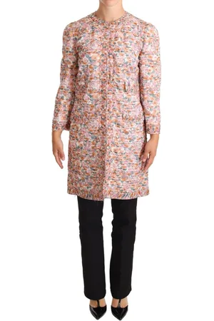 Dolce & Gabbana Zijden trenchcoat met bloemenprint