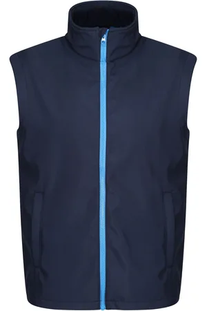 Regatta Professional Heren Ablaze Soft Shell Bodywarmer (Marine / Frans Blauw)