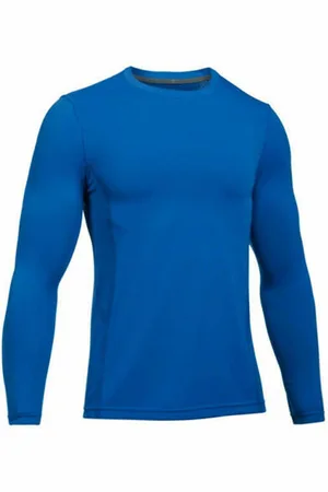 Under Armour Long Sleeve Crew Neck Heren Sport Baselayer 1284637 789