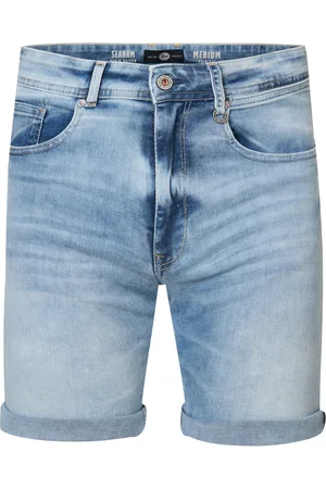 Petrol Industries Heren Seaham Slim Fit Denim Short Summersway - Blauw