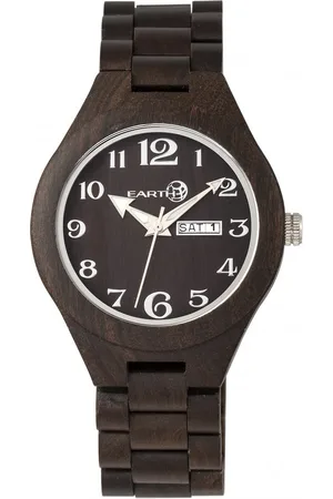 Earth Spinwood Armbandhorloge met datum