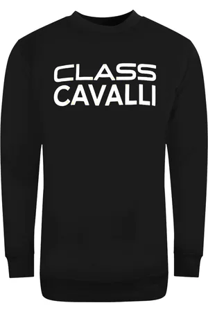 Roberto Cavalli Sweatshirt met vastgeschroefd logo
