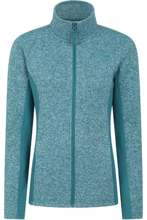 Mountain Warehouse Dames/dames Idris fleecejack met panelen (Teal)