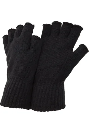 Floso Heren vingerloze winterhandschoenen (Donkergrijs)