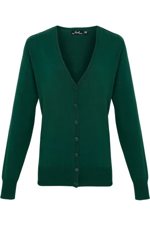 Premier Dames/Dames Katoen Acryl V Hals Vest (Fles )