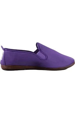 Flossy Morado Dames Paarse Plimsolls