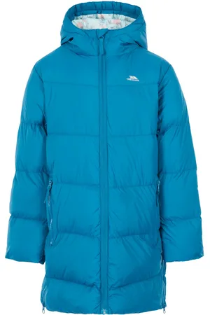 Trespass Gewatteerde jas voor kinderen (Rijk groenblauw)