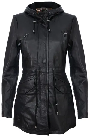Infinity Dames halflange parka-jas met capuchon-Oakengates