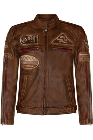Infinity Leren race-motorfietsjack met rits