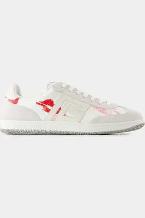 Balmain Sneakers Swan - - Leer - /Rood