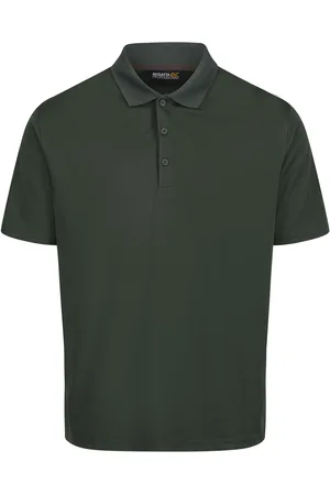 Regatta Heren Pro vochtafvoerend poloshirt (Donkergroen)