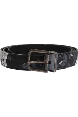 Dolce & Gabbana Leren Riem Met Bloemenpatroon
