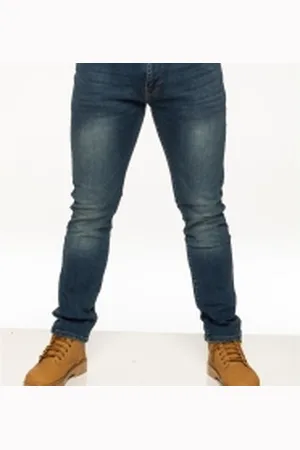 Enzo | Heren slim fit stretchjeans - licht stonewash