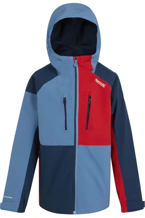Regatta Kinder/Kids Highton V Full Zip Hoodie (Koronetblauw/Moonlight Denim)