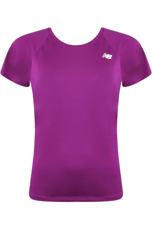 New Balance Korte Mouw Ronde Hals Dames Core Run T-shirt WT93868 JJL