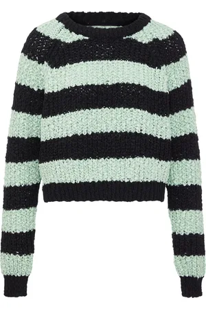myMo Jumper Dames zwart groen
