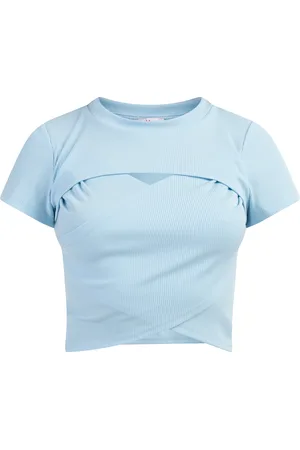 myMo T-shirt Dames lichtblauw