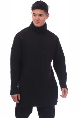OFF-WHITE Heren Off White Micro Boucle Turtleneck Sweatshirt in