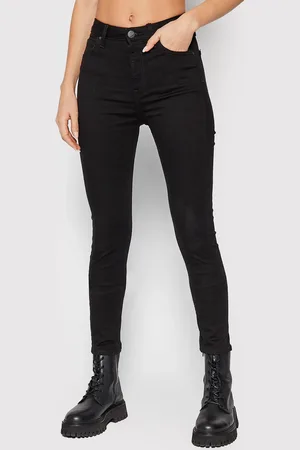 Lee Broek - SUPER SKINNY HIGH WAIST BLACK RINSE