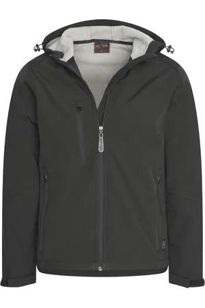 Cappuccino Italia Outdoorjas Softshell Hood Jacket Black