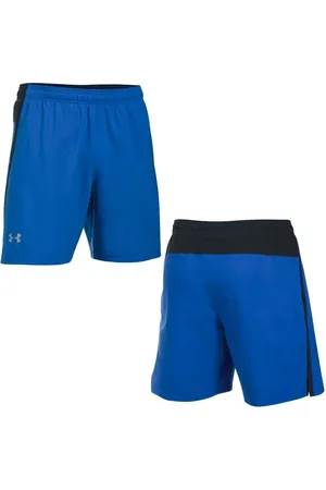 Under Armour 2 In 1 Launch Blauwe Korte Broek - Heren