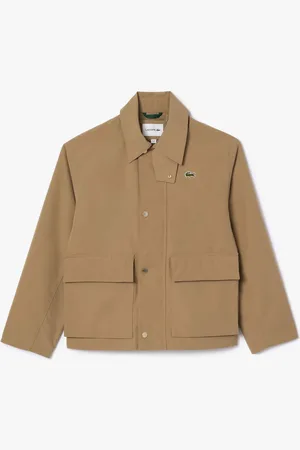 Lacoste Heren Korte lichtgewicht waterafstotende parka in