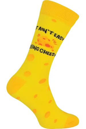 Urban Eccentric Nieuwigheid Kaassokken van ronde lengte - Cheesy Zijn