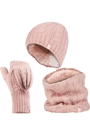 Heat Holders Dameshoed, nekwarmer handschoenen set - Schemerig