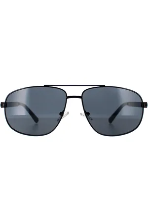 Guess GF0244 01A glanzend zwarte smoke zonnebril