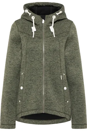 Icebound Yuka serie Gebreide fleece jas Dames melange