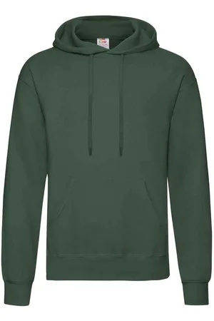 Fruit Of The Loom Volwassenen Unisex klassiek sweatshirt met capuchon (Fles )
