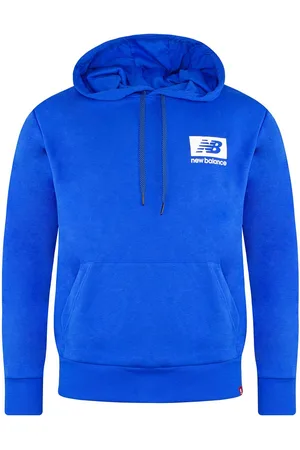 New Balance Lange Mouw Laserblauw Pullover Heren Essentials ID Hoodie MT13516 LSB